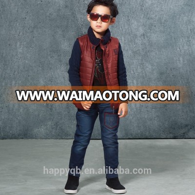 New Pattern Jeans Pure Cotton Pants Kids Boys Outdoor Kids Trousers With Pockets Stretch Kids Jean