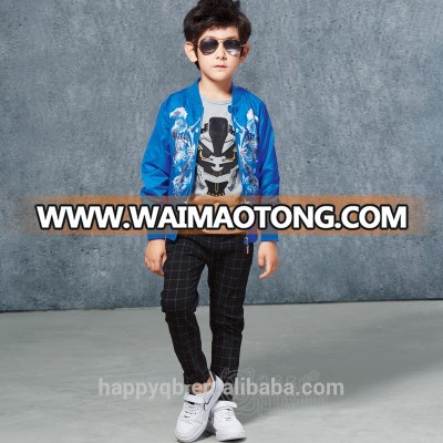 2017 New Arrival Kid Wholesale New Style Boys Hot Style Kids Antique Denim Worn Out Children Straight Fashion Long Pants China F